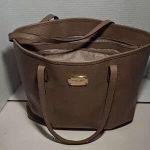 Michael Kors Tan Leather Tote Bag